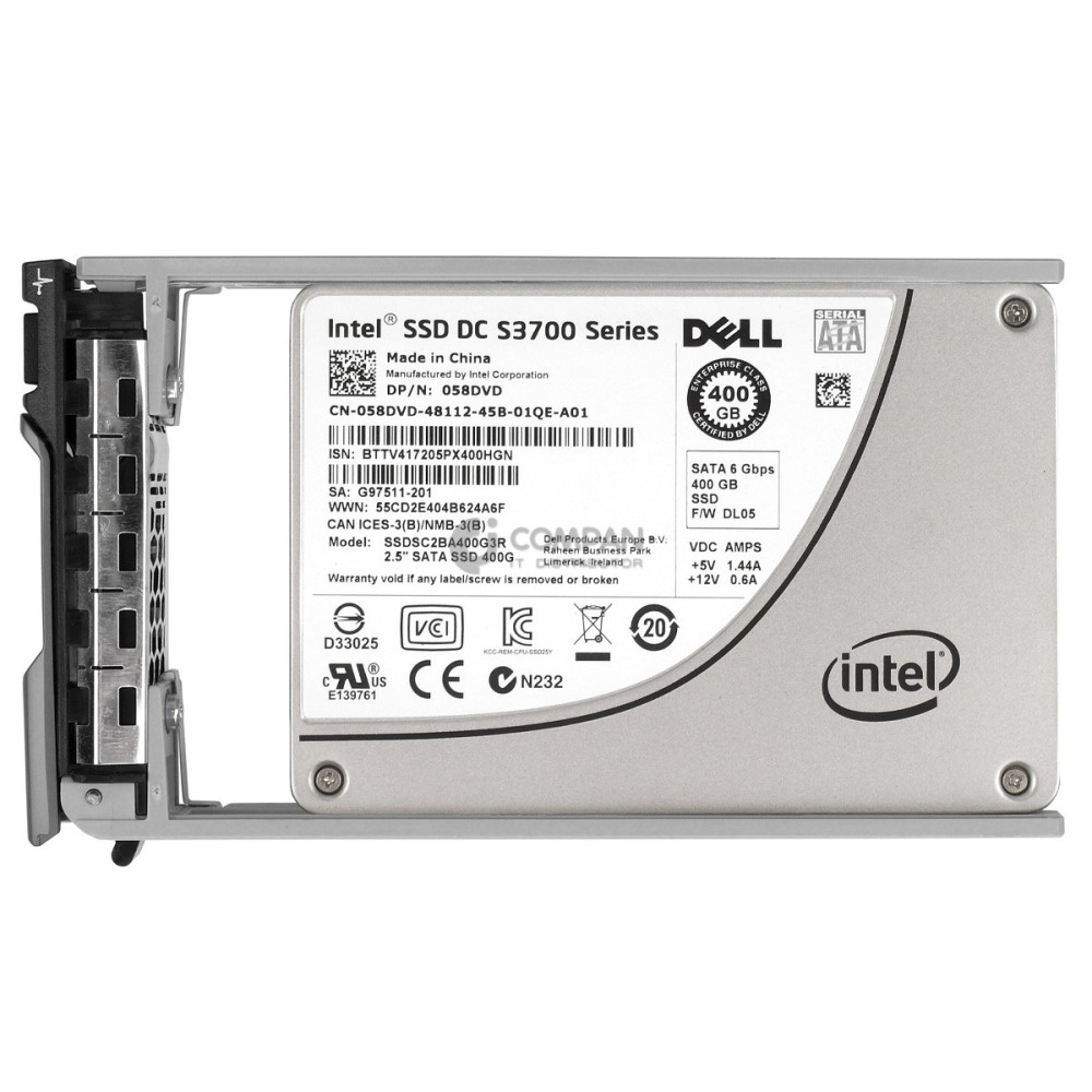 58DVD DELL SSD 400GB SATA 6G 2.5" SFF HOT-SWAP